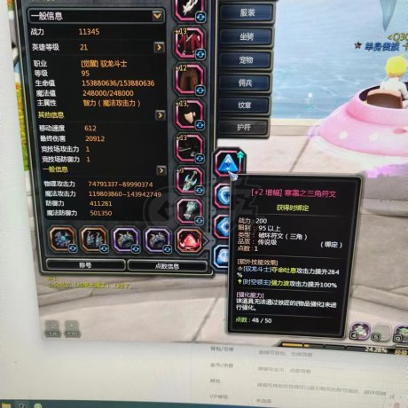 龙之谷-账号-[驭龙斗士 95]20连小号十九个可交易