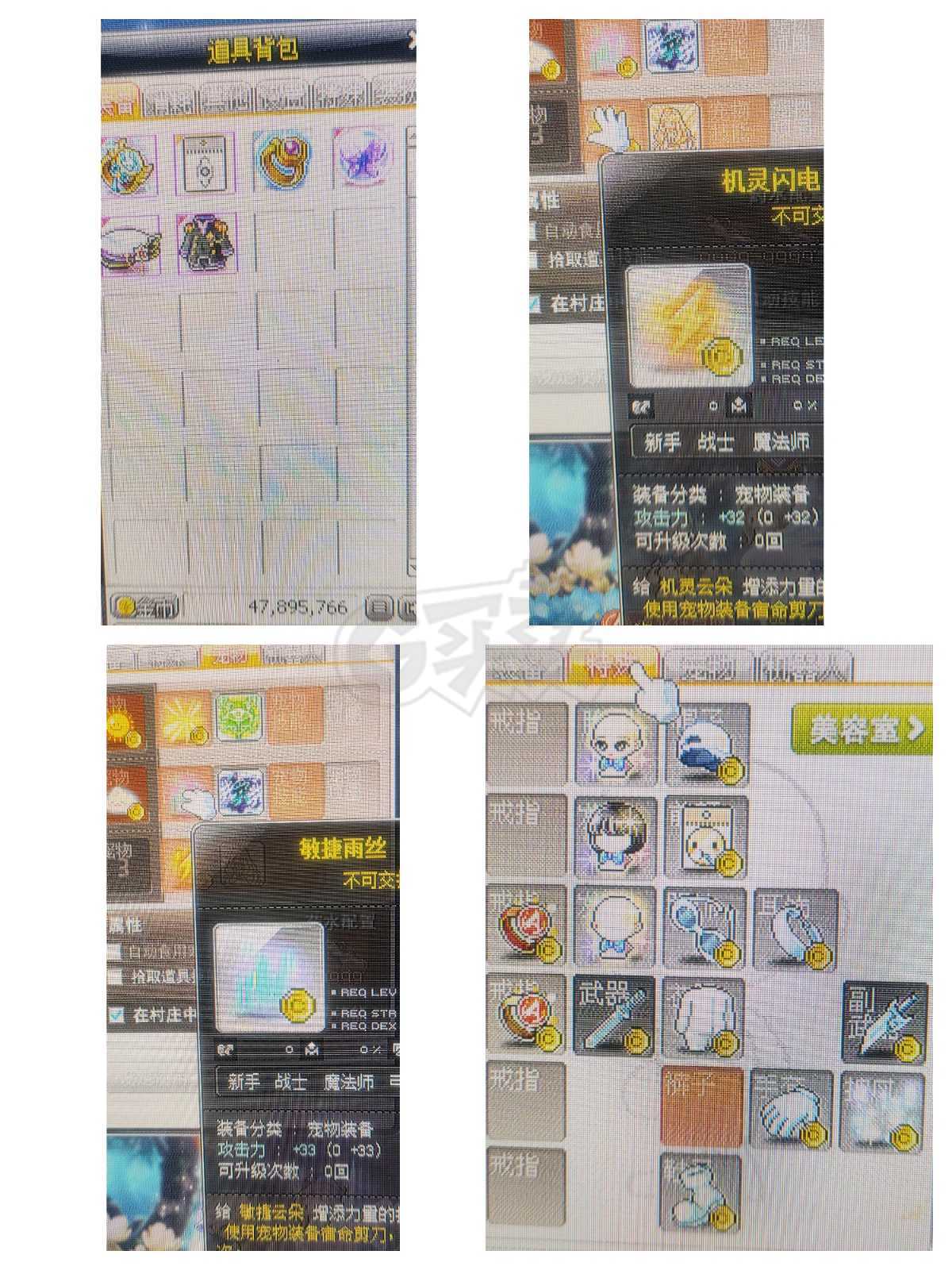 冒险岛-账号-[暗影双刀 251级]460万白整号甩