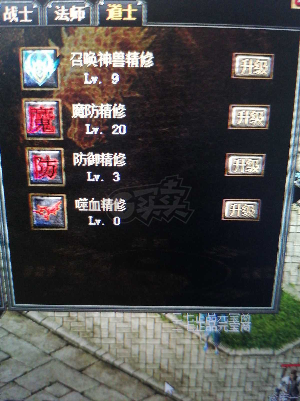 传奇外传-账号-[主体战士 59级]出售道战号，可以看图，有800银两，没金钢石