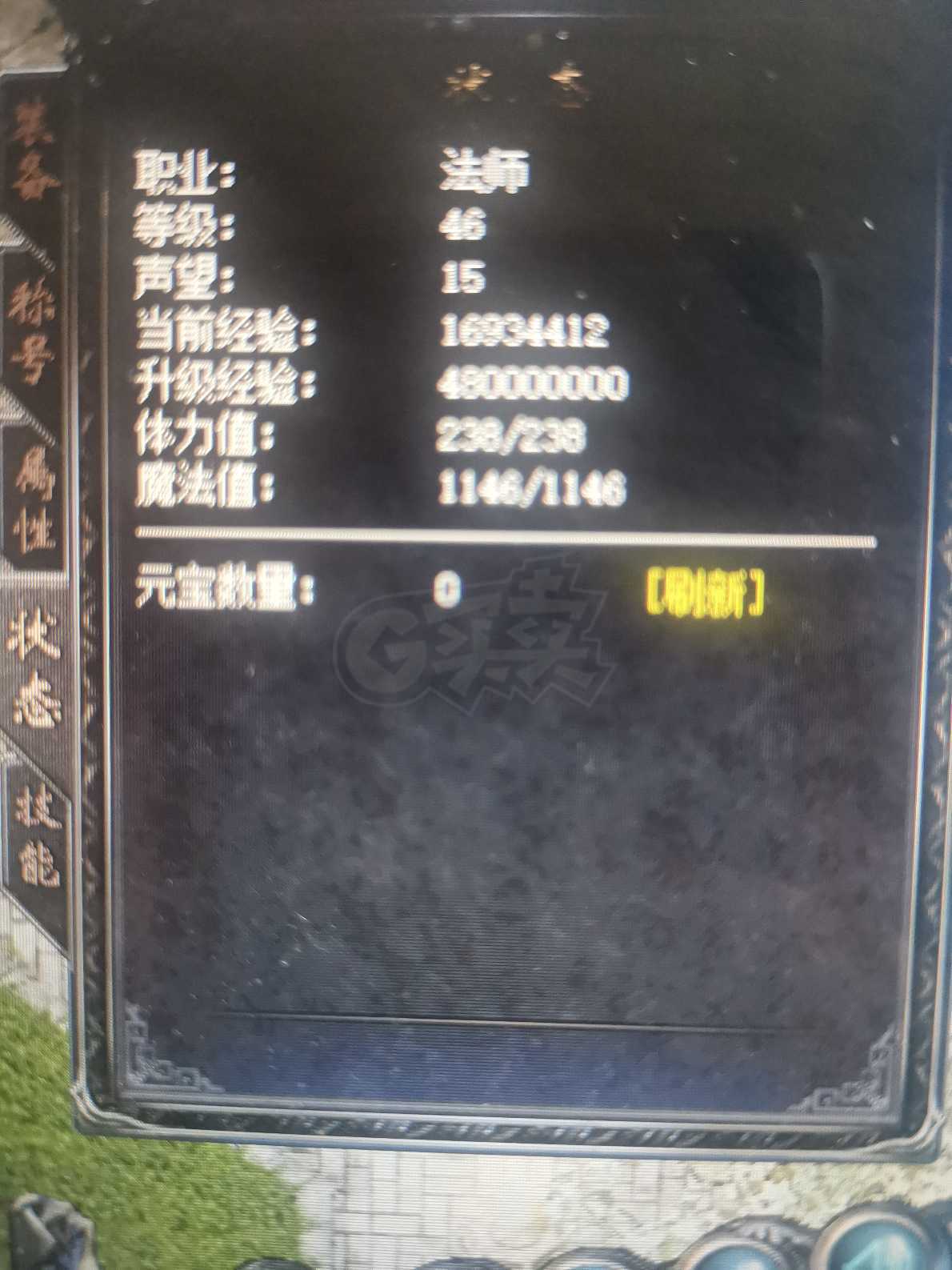 热血传奇1.76秒卡传承版-账号-[法师 46级]有声望