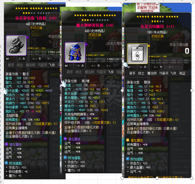 冒险岛-账号-[侠盗 286级] 创世头骨突破340E岛内横着走急售带**得价格