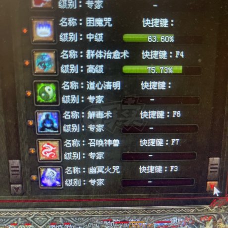 传奇世界-账号-[道士 55级]v5幽冥火咒挂幸运