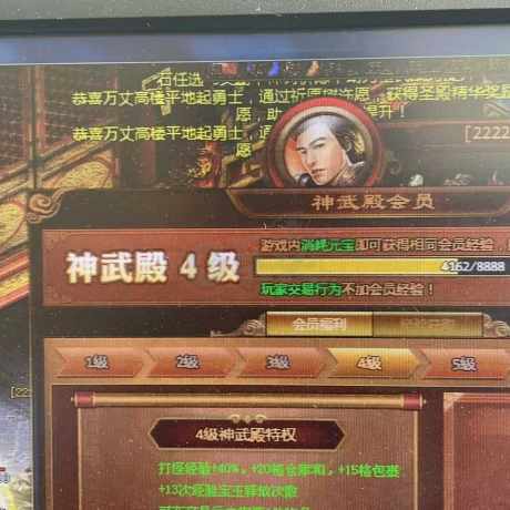 夺宝传世-账号-[战士 56级]4级会员，空号