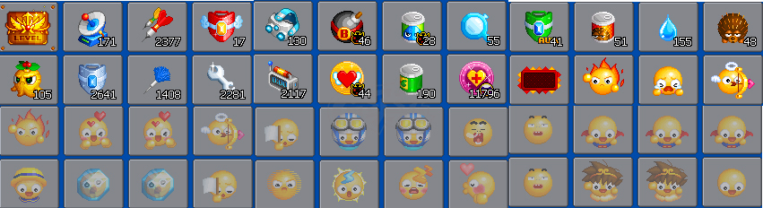 泡泡堂PC版-账号-[ 720级]有一对丘比特戒指，21个泡泡，盾牌特效，一万多菜刀复活等