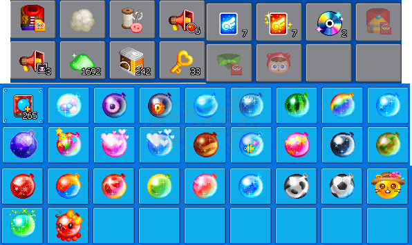 泡泡堂PC版-账号-[ 720级]有28个泡泡，一只腊肠狗宠物，两万多个菜刀复活，多个极品装饰