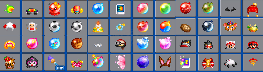 泡泡堂PC版-账号-[ 720级]有28个泡泡，一只腊肠狗宠物，两万多个菜刀复活，多个极品装饰