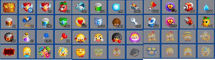 泡泡堂PC版-账号-[ 720级]有一只贝拉宠物，4个泡泡，9千多个菜刀复活，盾牌特效