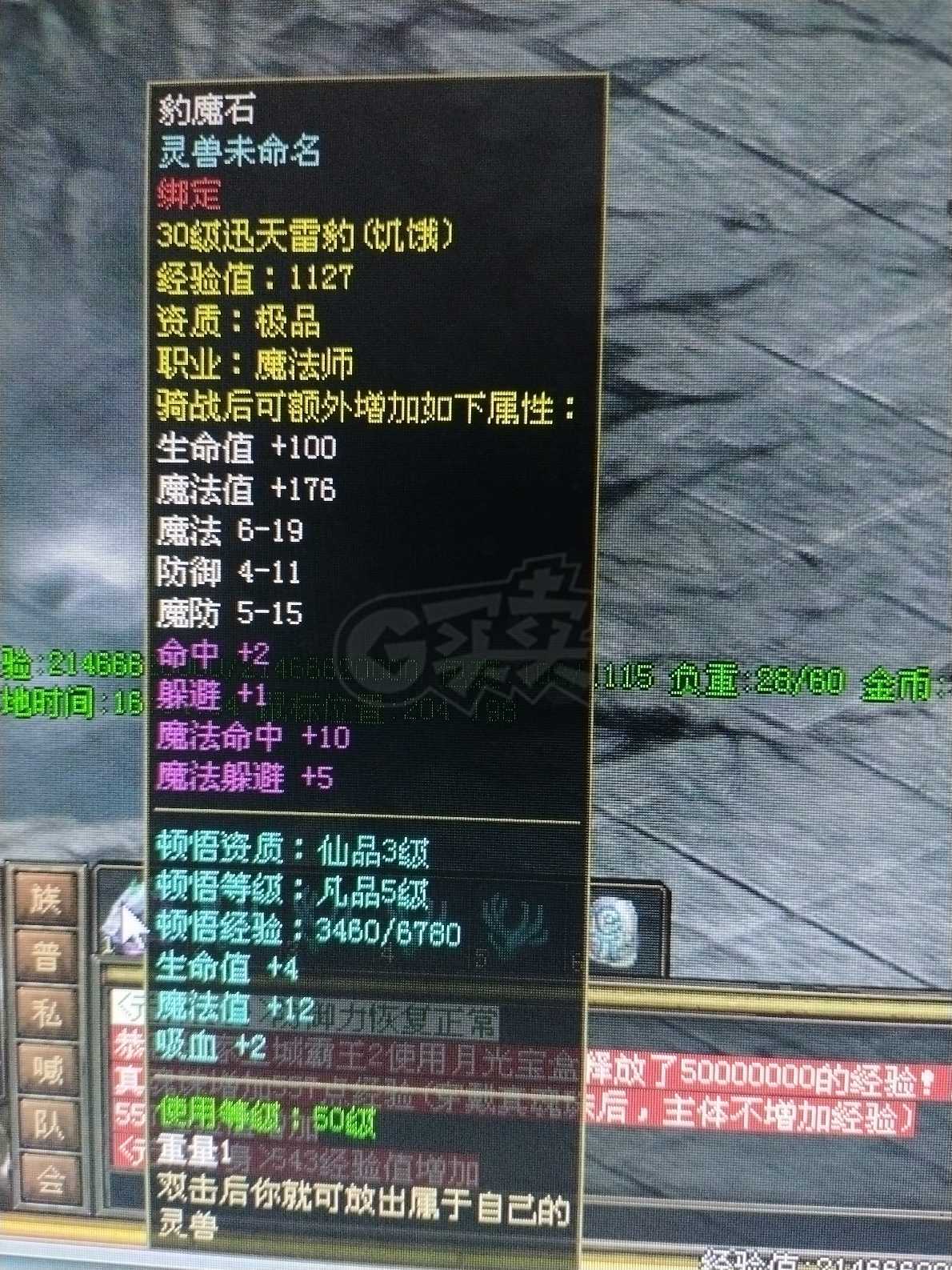 传奇世界-账号-[法师 天人9重]V9法法