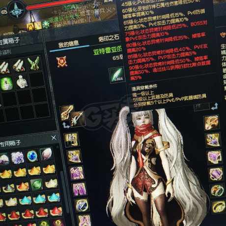 永恒之塔-账号-[鲁米内斯 65级]全套敢死队舰长11套双武器