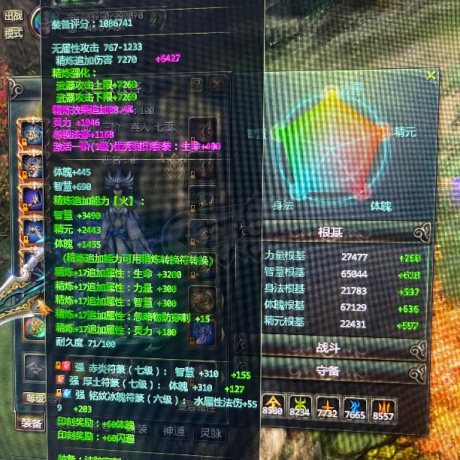 星辰变-账号-[清虚 100级]空号*圣域9000