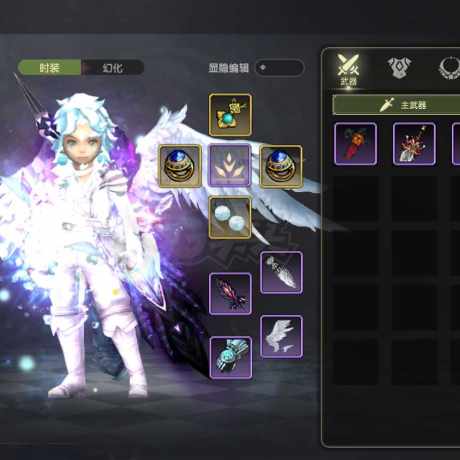 龙之谷世界-账号-[狂战士 ]4.0 战力，光明套三件套光明副手4A首饰