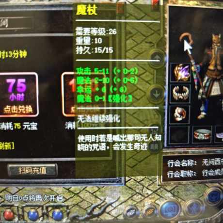 热血传奇怀旧版-账号-[法师 54级]运九法师，60点魔法，五孔灵核，七级令牌
