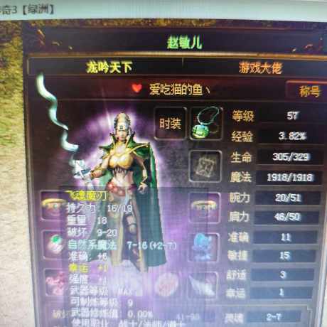 传奇3(时长版)-账号-[魔法师 57级] 分身已点满