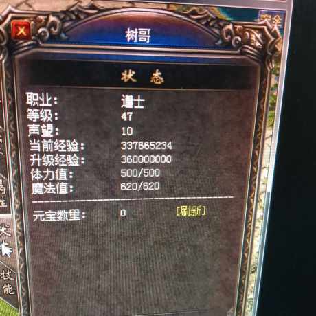 热血传奇1.76秒卡传承版-账号-[道士 47级]不议价不议价不议价