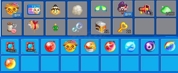 泡泡堂PC版-账号-[ 720级]8个泡泡，激战菜刀复活1.5万个，极品账号装饰