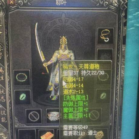 热血传奇1.76秒卡传承版-账号-[道士 67级]67级稀世道士