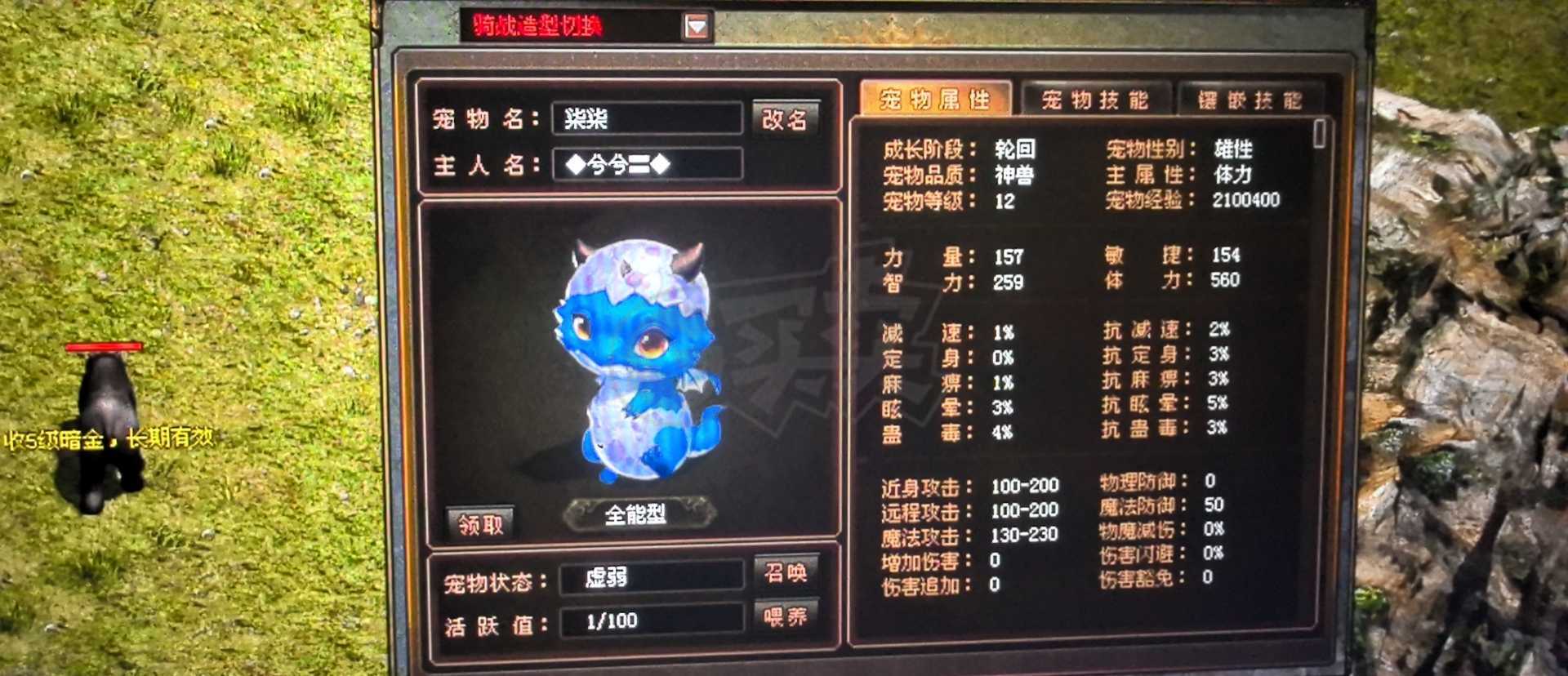 新英雄年代-账号-[猎心 137级]本体两件完美*无瑕青龙套魔神无瑕套有神兽冰龙