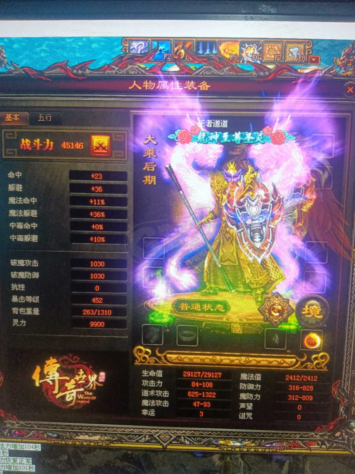 传奇世界-账号-[法师 天人28重]极品圣号