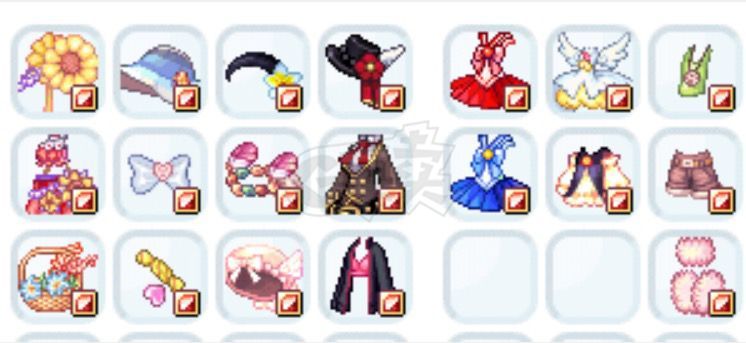 彩虹岛-账号-[法师 300级]精品小编码衣柜号多个蝴蝶结