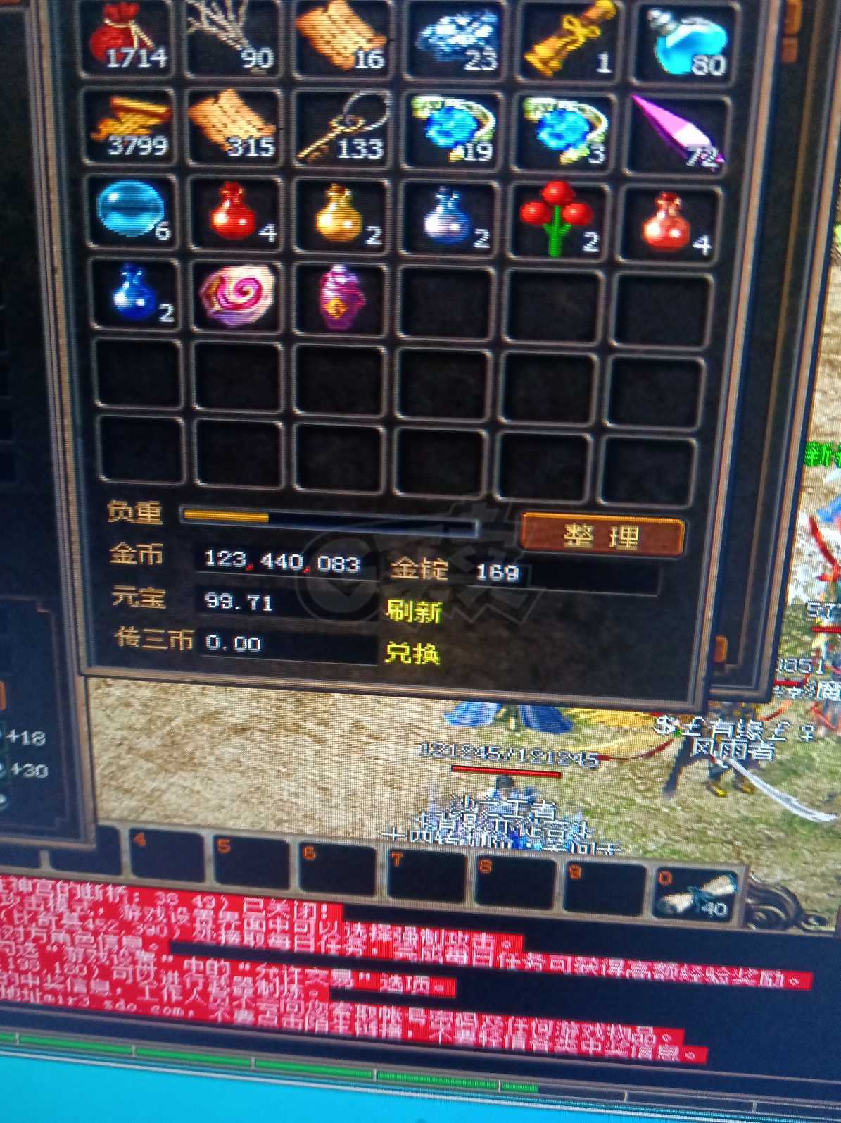 传奇3-账号-[刺客 95级]有200多元宝，还有丝，寒铁