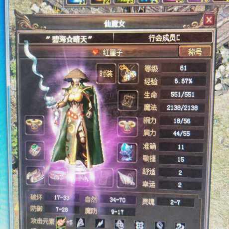 传奇3(时长版)-账号-[魔法师 61级]你就缺这个