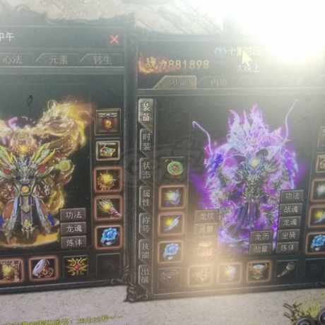 热血传奇-账号-[刺客 999级]心法333级带314