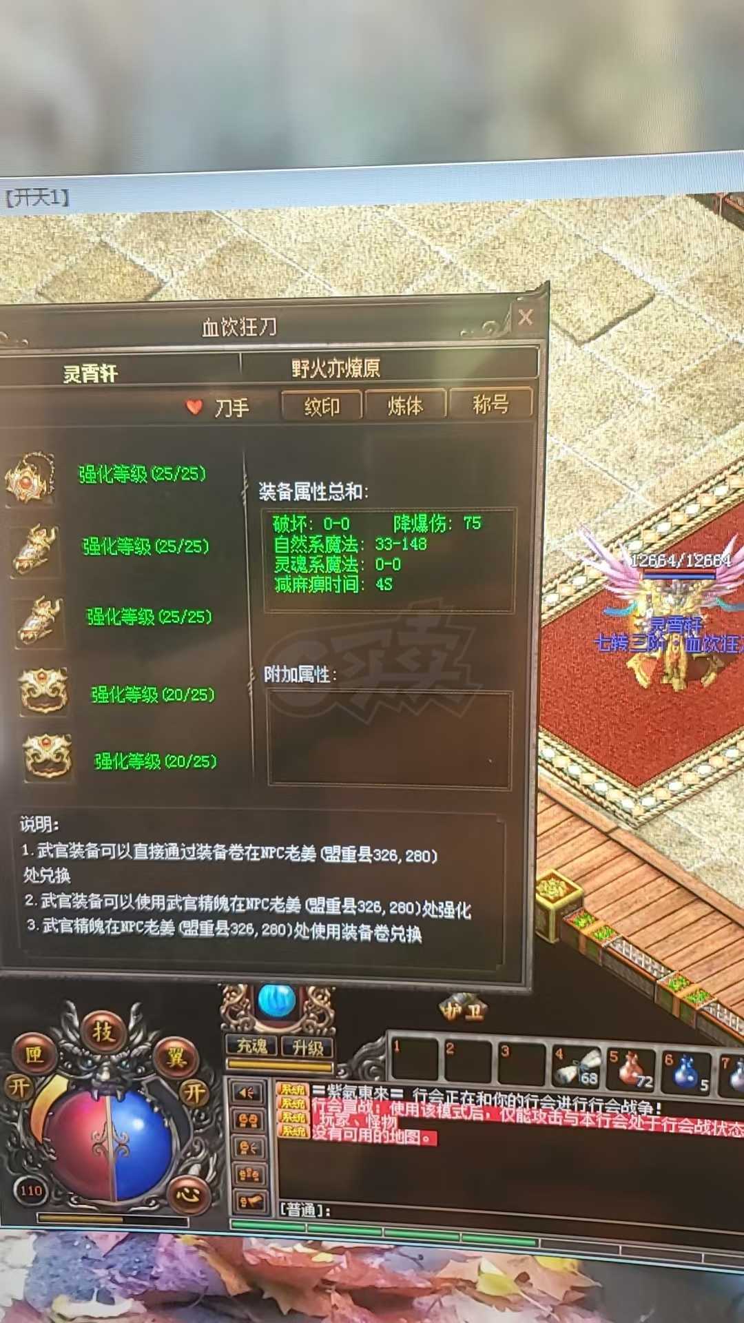 传奇3-账号-[魔法师 110级]七转三阶