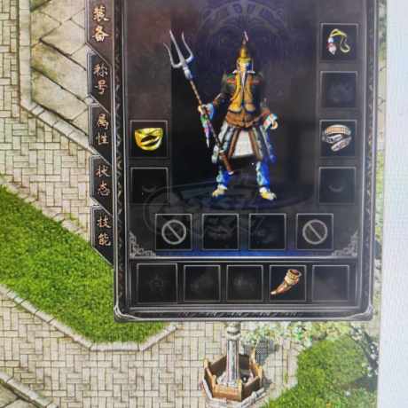 热血传奇1.76秒卡传承版-账号-[法师 44级]帅气男法师 上手可玩