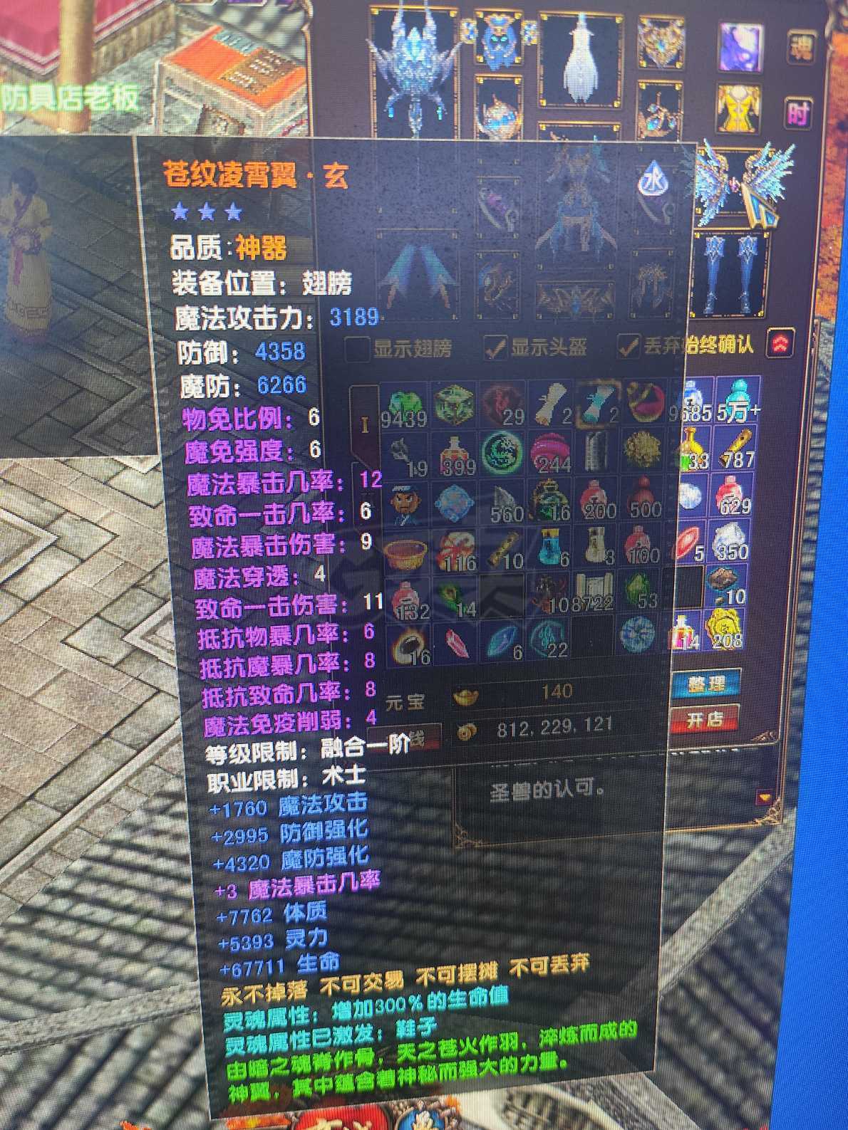 风云-账号-[术士 融合期*4阶]马上5阶了，也没时间玩了