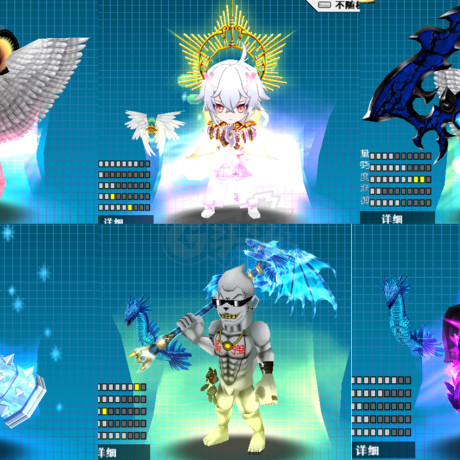 新热血英豪-账号-[魔人 9级]魔法师，多倒闭，2速翅膀，精品号