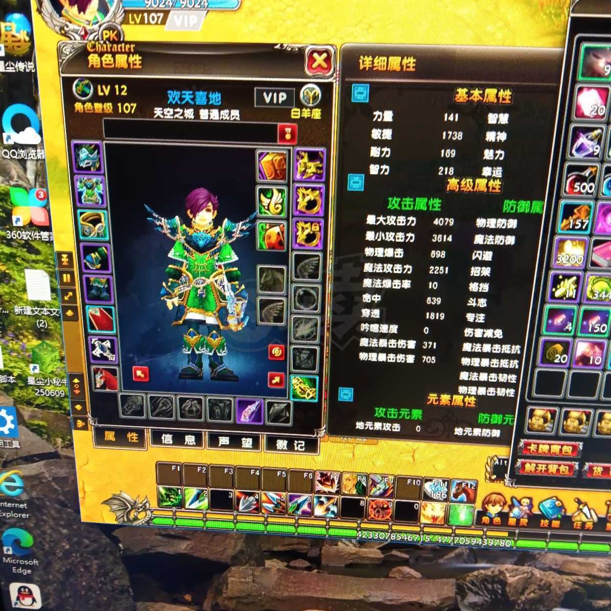 星尘传说-账号-[巡守 107级]雪舞