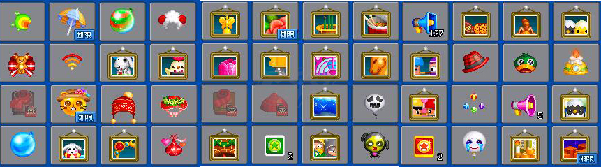 泡泡堂PC版-账号-[ 720级]6个泡泡，1.2万个菜刀复活，针盾标定时各有上千个，其他装饰道具