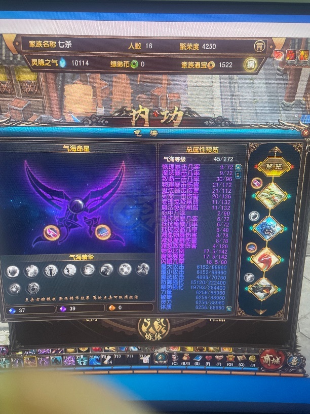 风云-账号-[隐杀 旋照期*9阶]带10万元宝 卡级隐杀 谢绝讲价 1500个窃星印