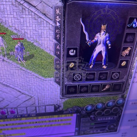 热血传奇1.76秒卡传承版-账号-[道士 46级]46男道