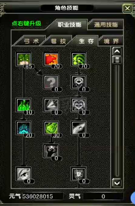 风云怀旧服-账号-[猎手 炼气期1阶]80级60*6体质套已绑定，7亿多元气，1300多万**贡献12神恩133个招魂。