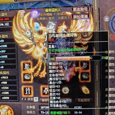 夺宝传世-账号-[法师 71级]刑天套真火380级