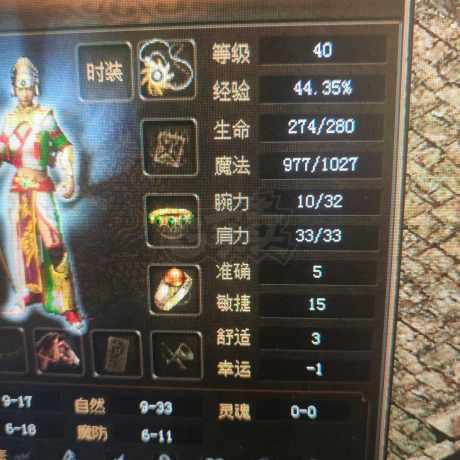 传奇3(时长版)-账号-[魔法师 40级]女法