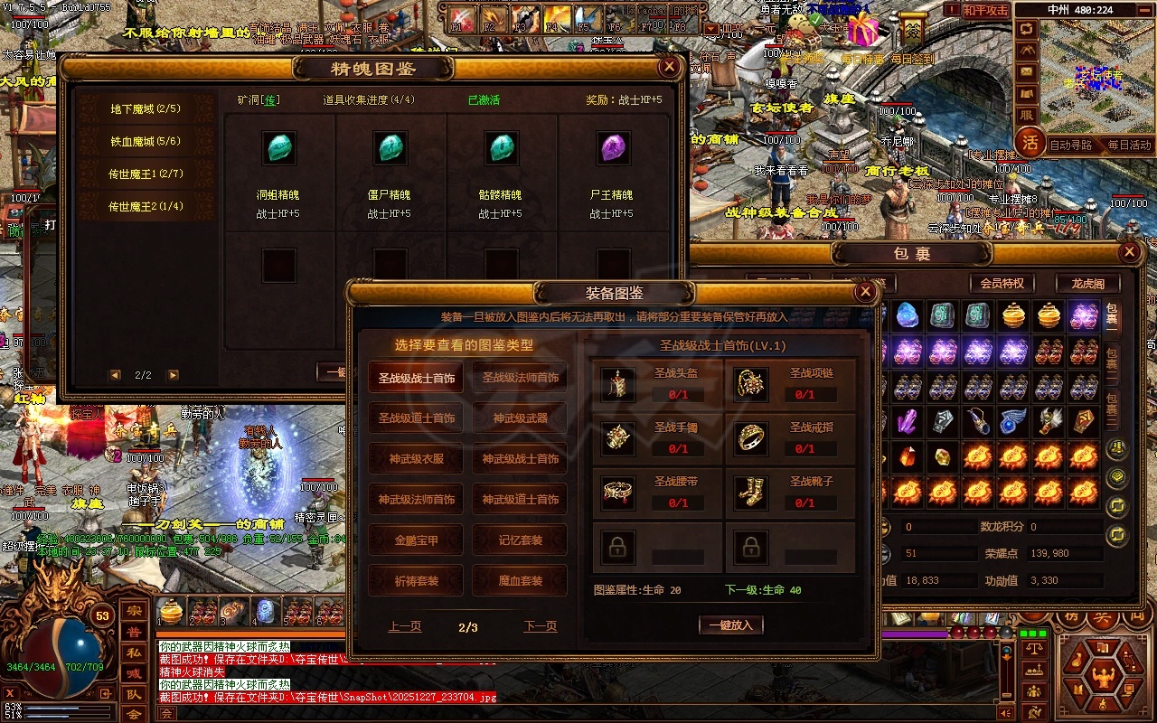 夺宝传世-账号-[战士 53级]5级会员好底子