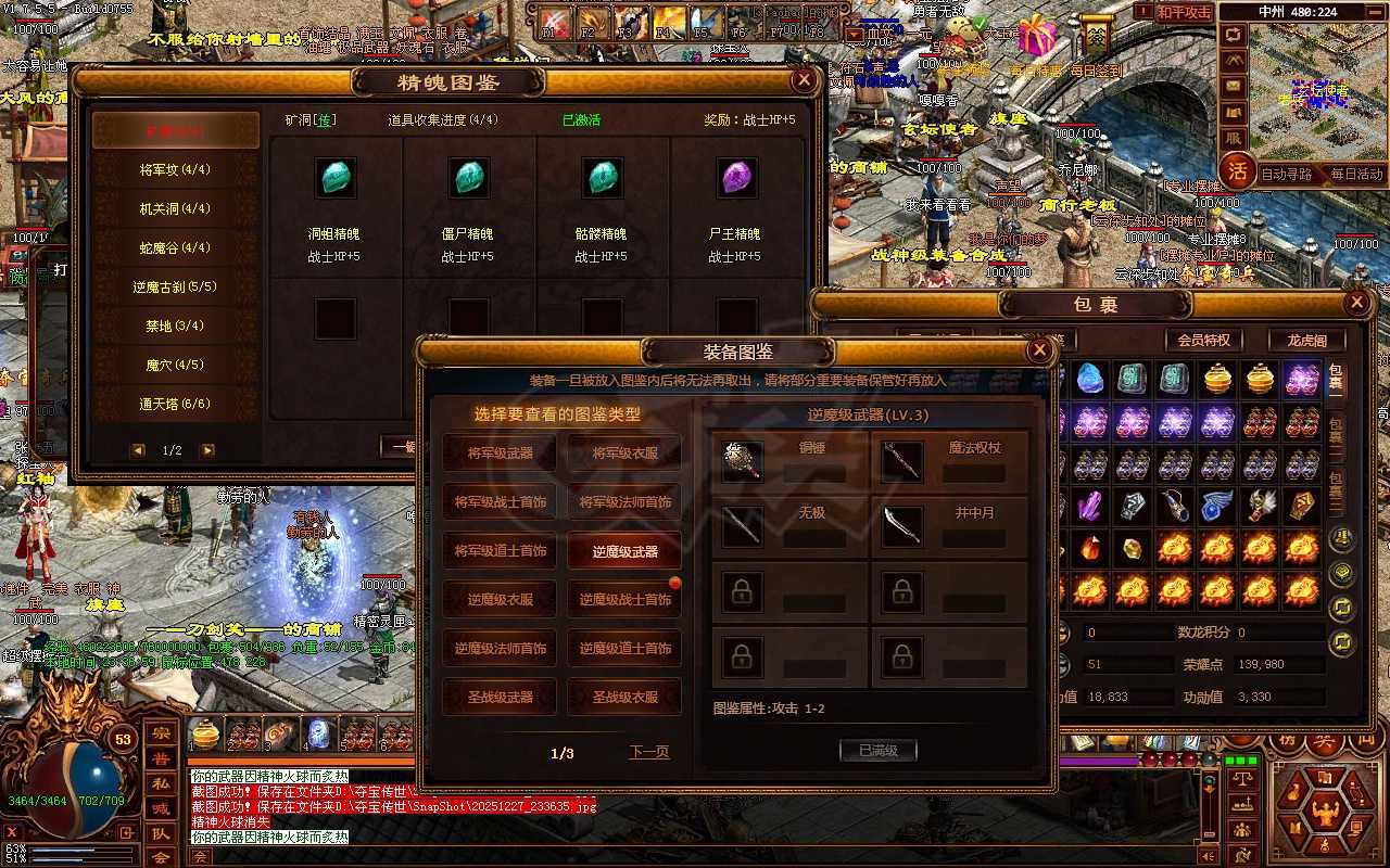 夺宝传世-账号-[战士 53级]5级会员好底子