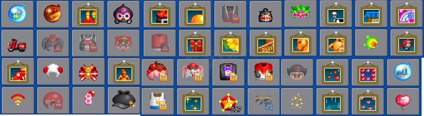 泡泡堂PC版-账号-[ 537级]有16个泡泡，针盾标各上千个，其他装饰品道具