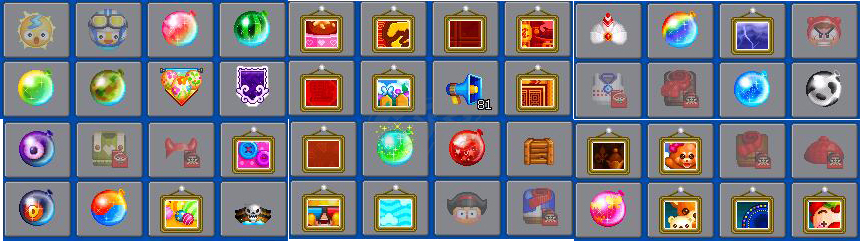 泡泡堂PC版-账号-[ 537级]有16个泡泡，针盾标各上千个，其他装饰品道具