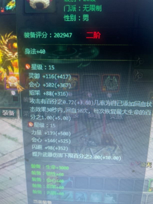 星辰变-账号-[赤阳 100级]400万按暗金两仪翅膀流行泪15套