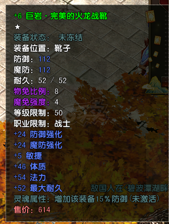 风云-账号-[战士 炼气期1阶]50战士 极品装备