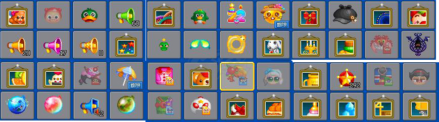 泡泡堂PC版-账号-[ 720级]有18个泡泡，一万个菜刀复活，其他多个装饰道具