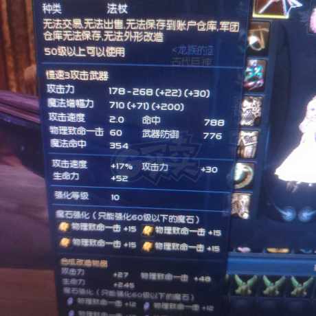 永恒之塔-账号-[护法星 50级]精百套强力护法强15三件，龙洞强5一套，铁耙一套物资多超值！