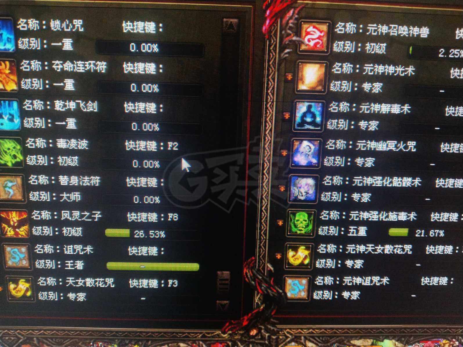 传奇世界-账号-[道士 天人11重]娱乐天女号