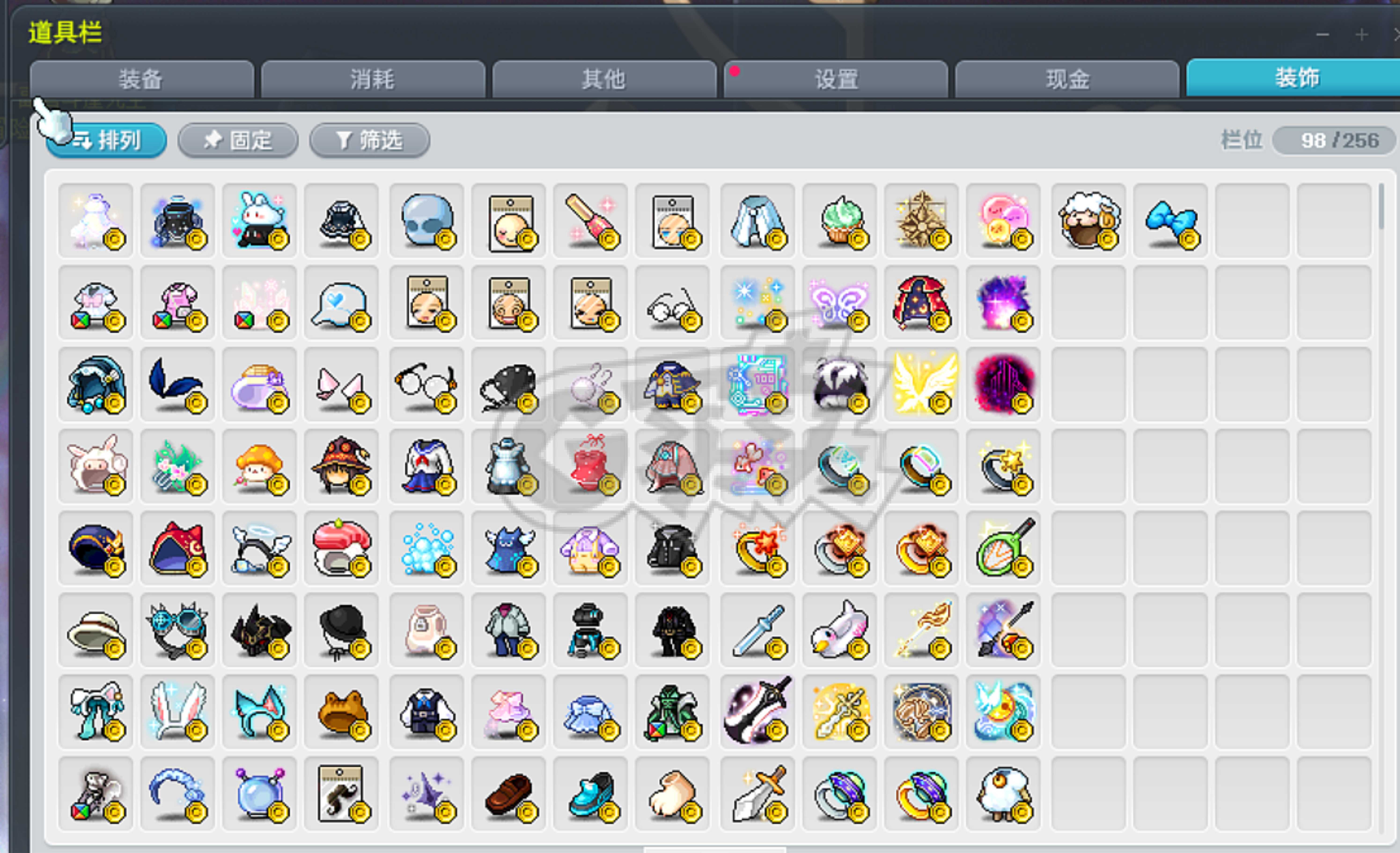 冒险岛-账号-[神射手 290级]1.6亿战力10600联盟三大件毕业 塔戒 满进度 万盟