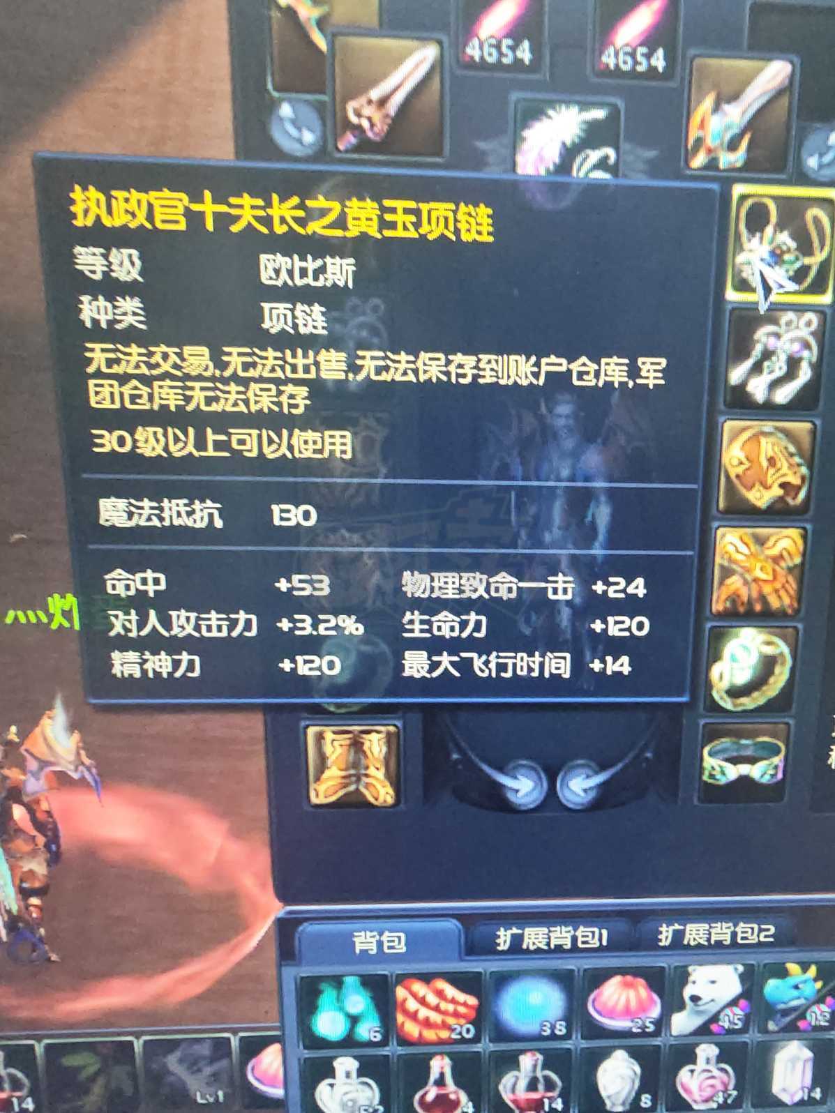永恒之塔-账号-[杀星 50级]裸攻437，山铜短和5洞破灭强10全G5，龙洞G4套。
