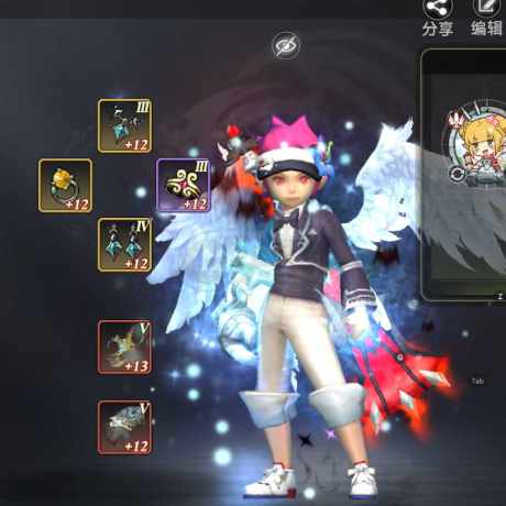 龙之谷世界-账号-[剑皇 50级 ]50级剑皇，硬核海龙整套，s级纹章