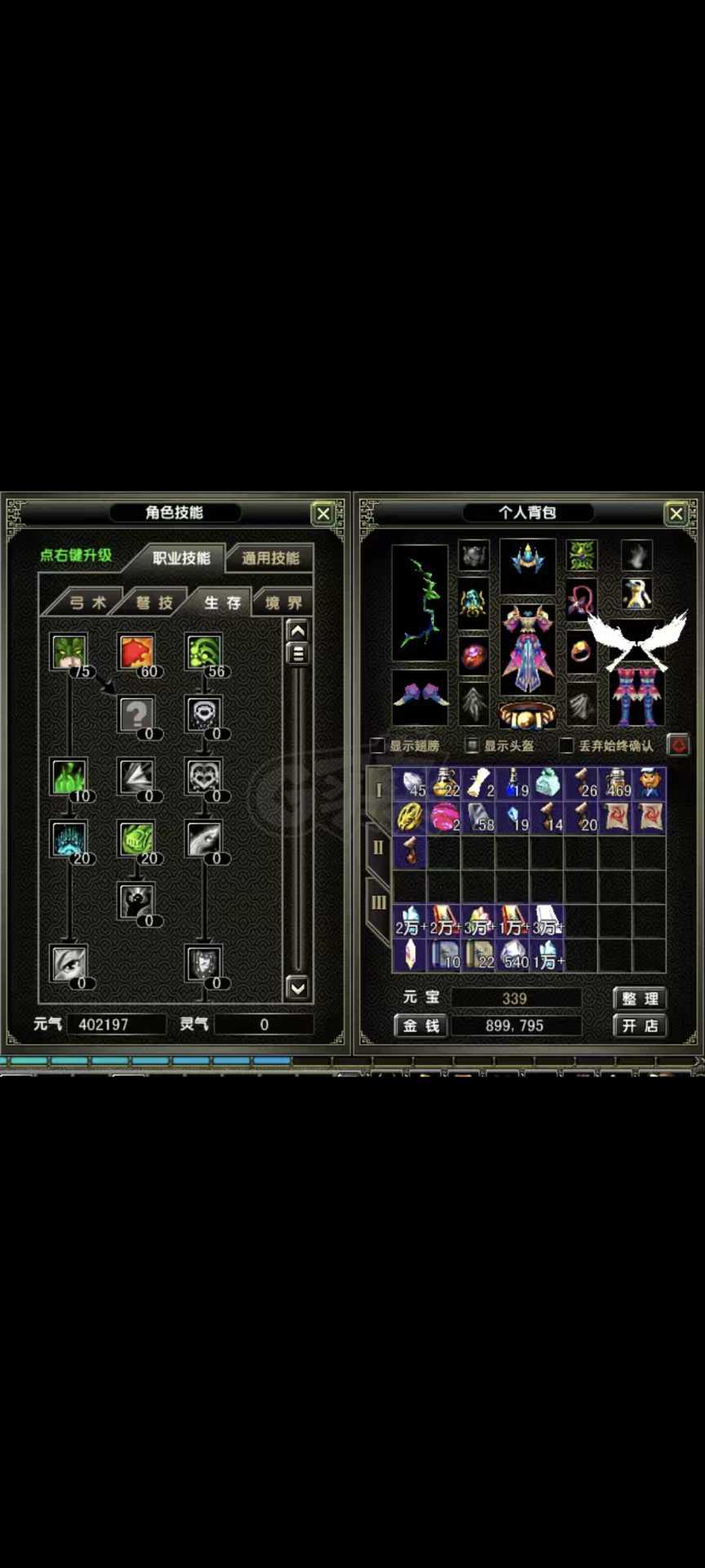 风云怀旧服-账号-[猎手 炼气期*1阶]材料元宝都送了，还有20天辅助